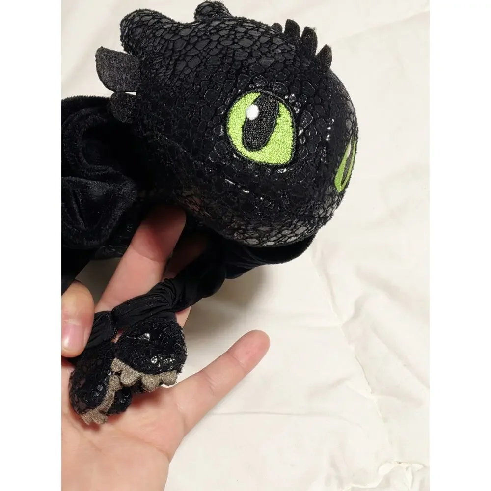 How To Train Your Dragon Plush Toothless Black Slap Bracelet Hug & Glide Retired